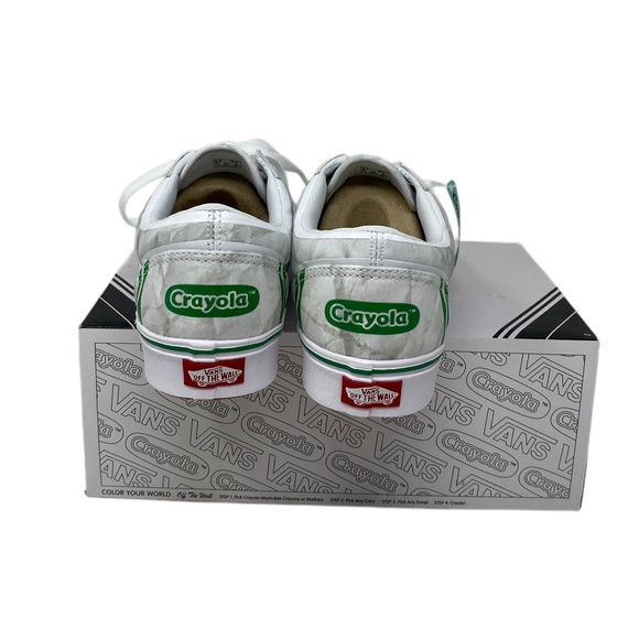 💖MEGA SALE💖VANS Old Skool ComfyCush Crayola White Women   Canvas  VN0A5DYCB1S - Picture 5 of 11